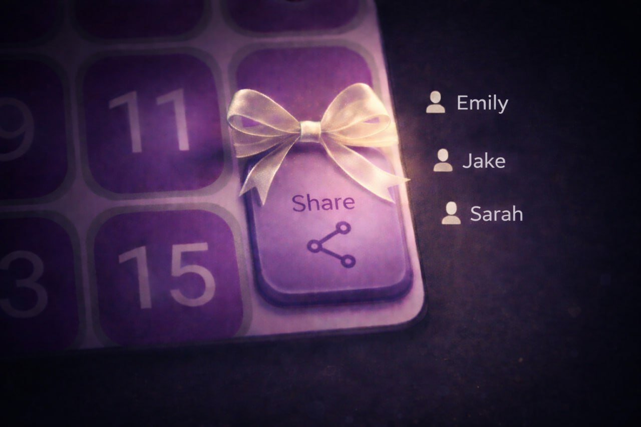 share results button